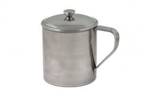 Кружка Comfortika пищ. нерж. сталь 10 см 0, 65 л с крышкой