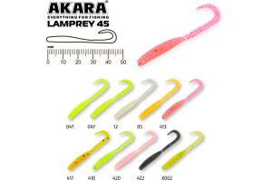 Твистер Akara Lamprey 45 04T ( 10 шт.)