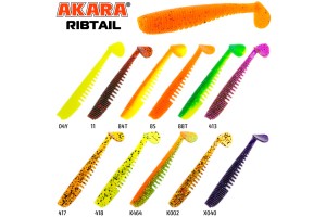 Рипер Akara Ribtail 3.5 9 см 417 (4 шт.)