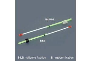 Кивок лавсановый двойной на силиконе NOD S-LS14 (140 мм, жёсткость 0, 20)