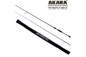 Спиннинг штекерный углепластик 2 колена Akara Teuri MLS662 TX-30 (5, 5-17, 5) 1, 98 м