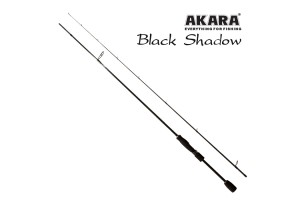 Спиннинг штекерный углепластик 2 колена Akara SL1001 Black Shadow 762MLF TX-30 (3, 5-10, 5) 2, 3 м