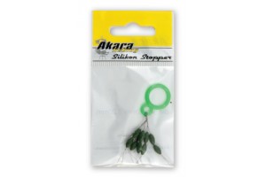 Стопор для попл. Akara 8х3, 5 мм (10 стопоров) Green