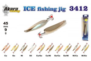 Блесна зимняя Akara Ice 3412 9 гр. Sil