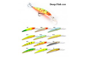 Воблер Raiden Deep Fish 110 13, 1гр. AB10