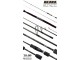 Спиннинг штекерный углепластик 2 колена Akara SL1001 Black Shadow 802MLF TX-30 (3, 5-10, 5) 2, 44 м