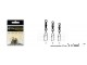 Вертлюг Akara Barrel Swivel 3220001-2 8 (10 шт.) с застежкой