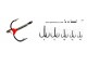 Тройник-черт Akara Diamond Treble Hook №14