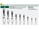 Вертлюг Maruto 45 Ni № 3х6 (3 шт.) с застежкой