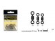 Вертлюг Akara Rolling Swivel 2260107 7/0 (3 шт.) бочонок катушка