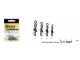 Вертлюг с застежкой спираль Akara Screw Rolling Swivel 23501 №4 (10 шт.)