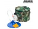 Жерлица зимняя Akara 3601-001 диам. 19 см оснащенная (10 шт.)