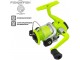 Катушка безынерционная Fish 2 Fish Meteor AFM 2000 1bb Red